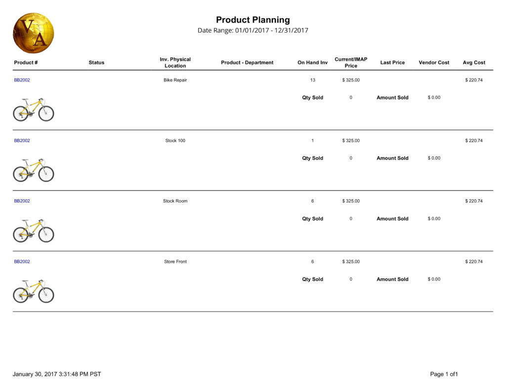 Product Planning Report