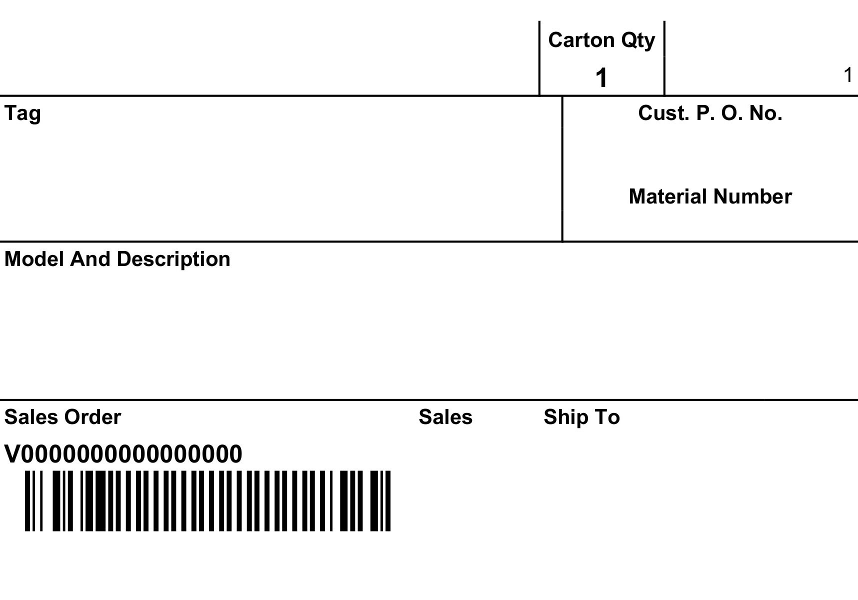 Fishbowl Labels and Barcodes EDI 856 Kimball