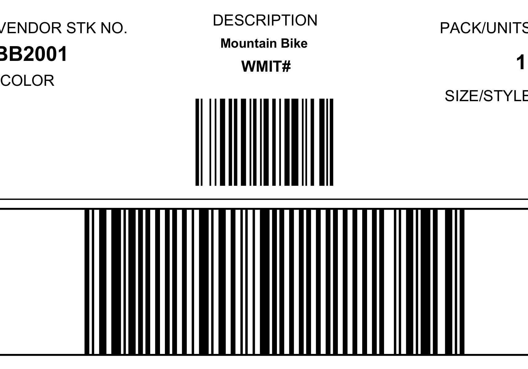 Fishbowl Labels and Barcodes EDI 856 Walmart